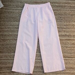 Pink/White Gingham Poplin Boxer Pants